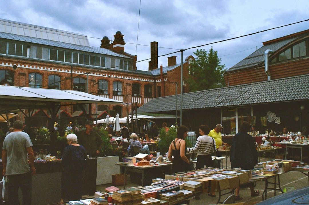 Latvia street market local life
